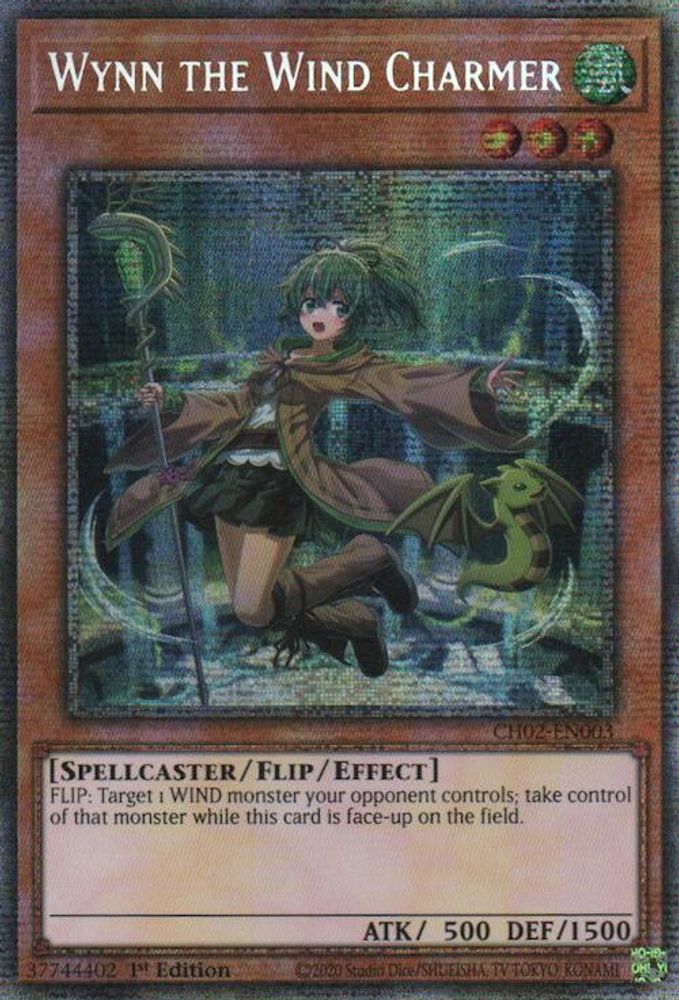 Wynn the Wind Charmer (Starlight Rare) (CH02-EN003) - Starlight Rare