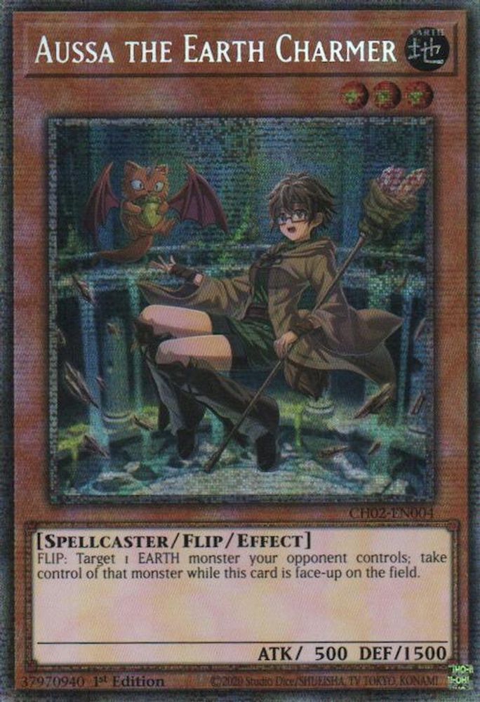 Aussa the Earth Charmer (Starlight Rare (CH02-EN004) - Starlight Rare