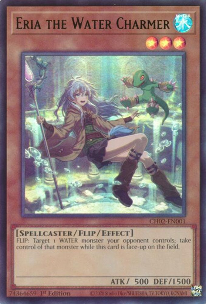 Eria the Water Charmer (Ultra Rare) (CH02-EN001) - Ultra Rare