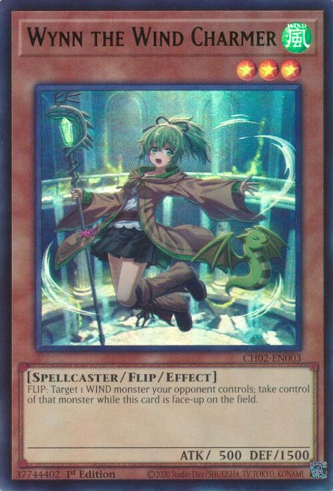 Wynn the Wind Charmer (Ultra Rare) (CH02-EN003) - Ultra Rare