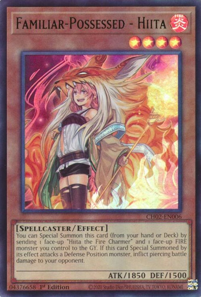 Familiar-Possessed - Hiita (CH02-EN006) - Ultra Rare