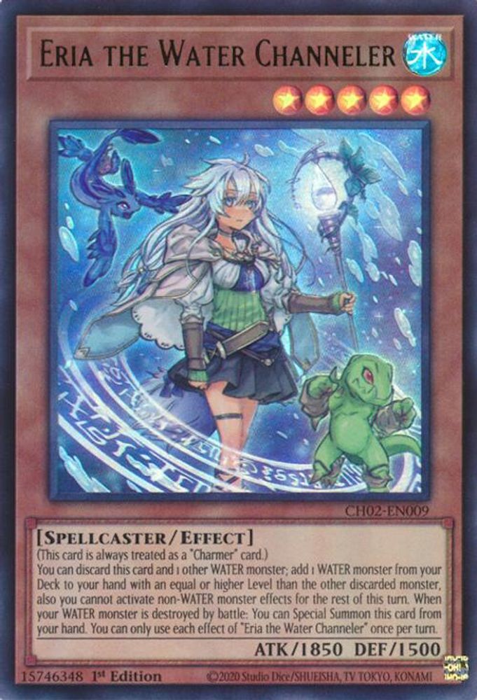Eria the Water Channeler (CH02-EN009) - Ultra Rare