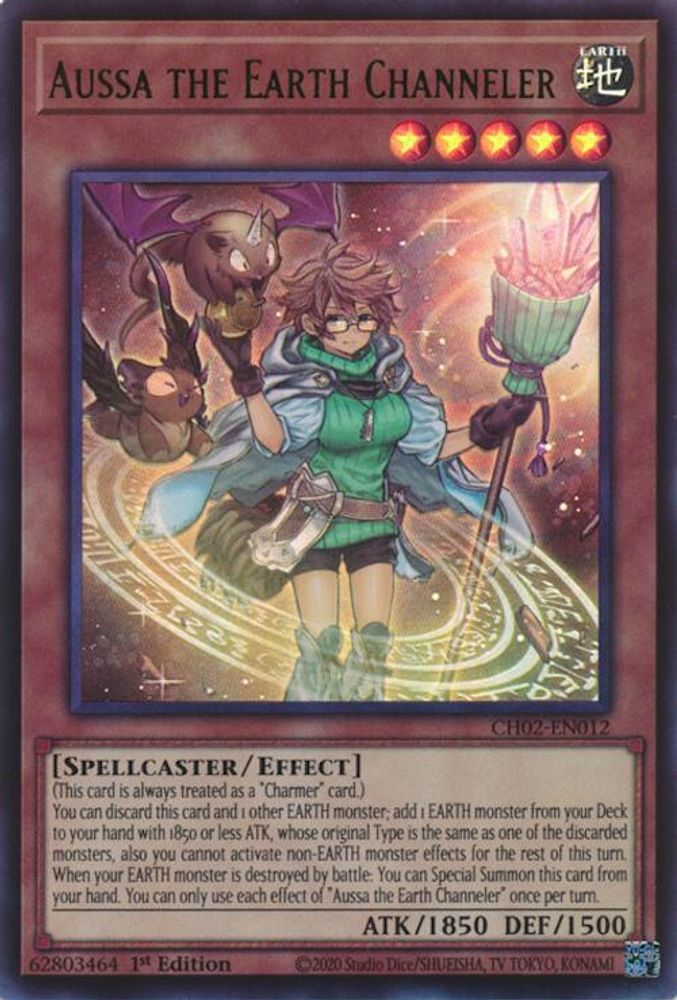 Aussa the Earth Channeler (CH02-EN012) - Ultra Rare