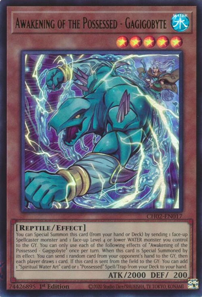 Awakening of the Possessed - Gagigobyte (CH02-EN017) - Ultra Rare