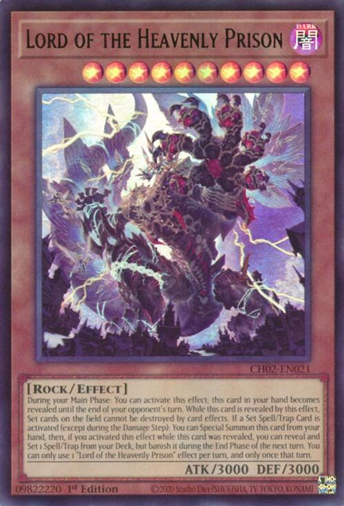 Lord of the Heavenly Prison (CH02-EN021) - Ultra Rare