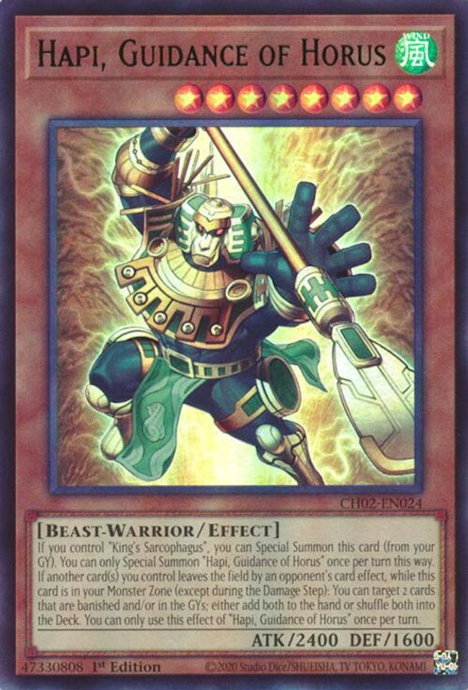 Hapi, Guidance of Horus (CH02-EN024) - Ultra Rare