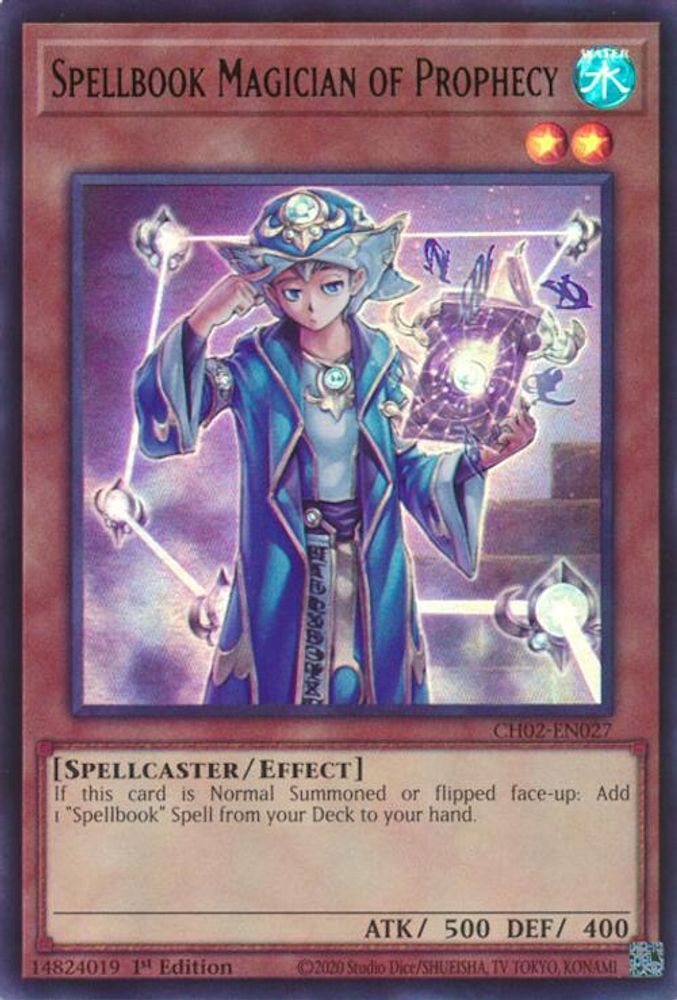 Spellbook Magician of Prophecy (CH02-EN027) - Ultra Rare
