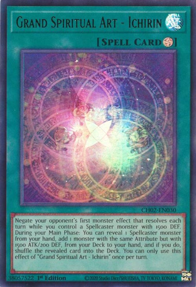 Grand Spiritual Art - Ichirin (CH02-EN030) - Ultra Rare