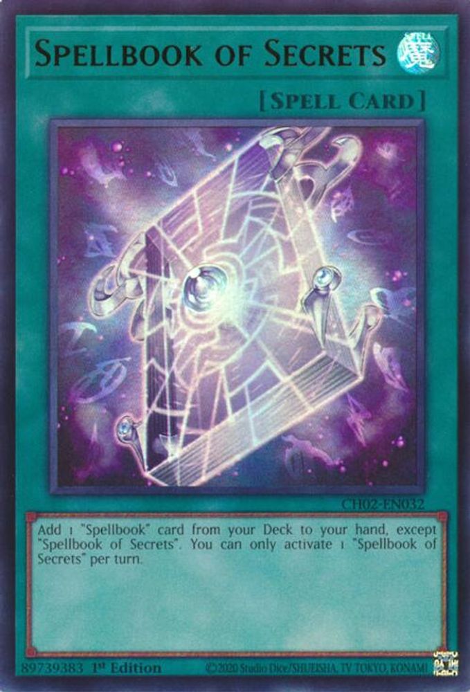 Spellbook of Secrets (CH02-EN032) - Ultra Rare