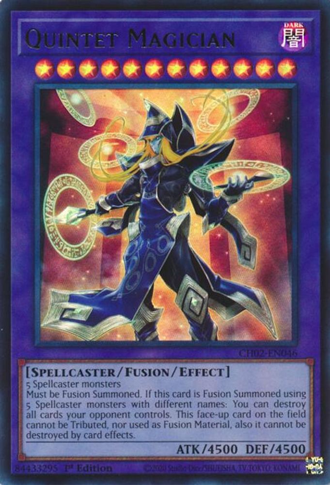 Quintet Magician (CH02-EN046) - Ultra Rare