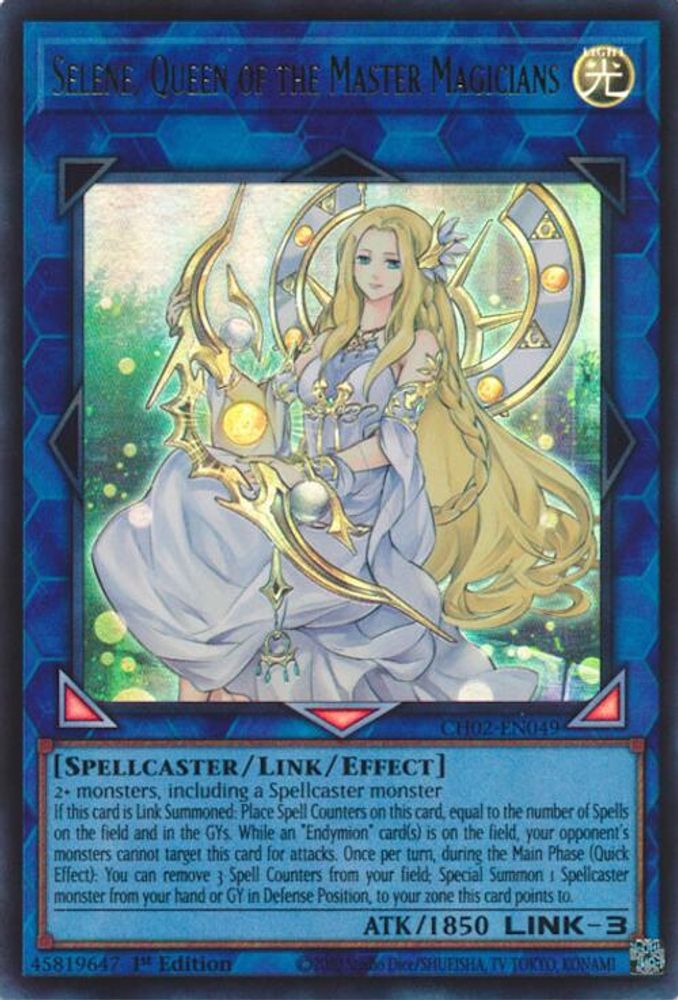 Selene, Queen of the Master Magicians (CH02-EN049) - Ultra Rare