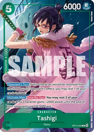 Tashigi (Dash Pack) (OP14-029) - Rare