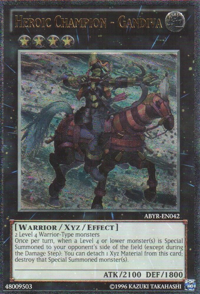 Heroic Champion - Gandiva (UTR) (ABYR-EN042) - Ultimate Rare
