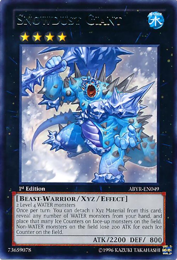 Snowdust Giant (ABYR-EN049) - Rare