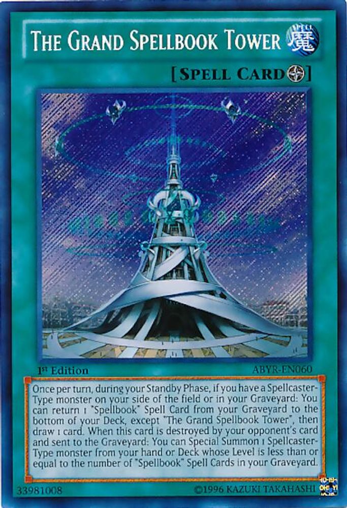 The Grand Spellbook Tower (ABYR-EN060) - Secret Rare
