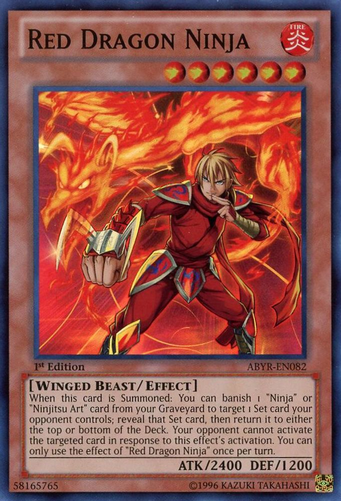 Red Dragon Ninja (ABYR-EN082) - Super Rare