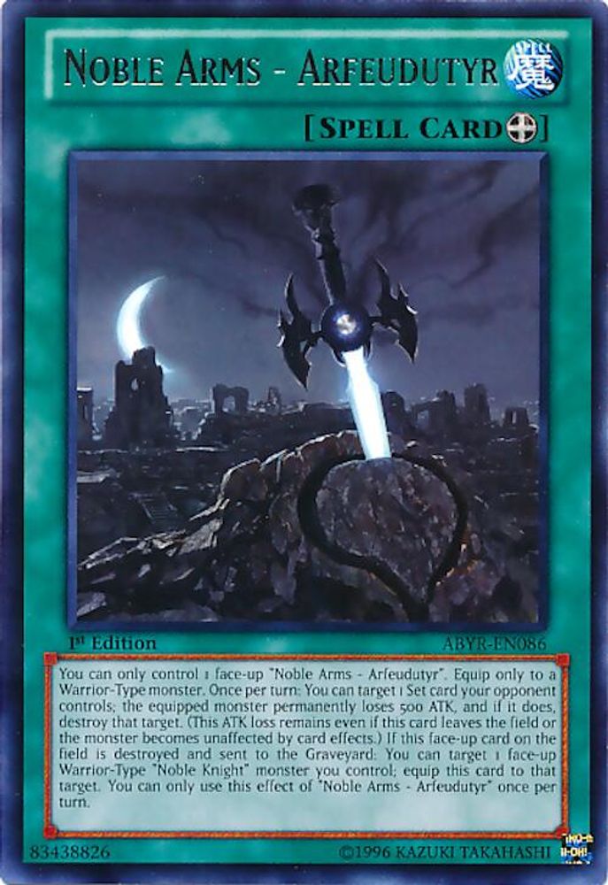 Noble Arms - Arfeudutyr (ABYR-EN086) - Rare