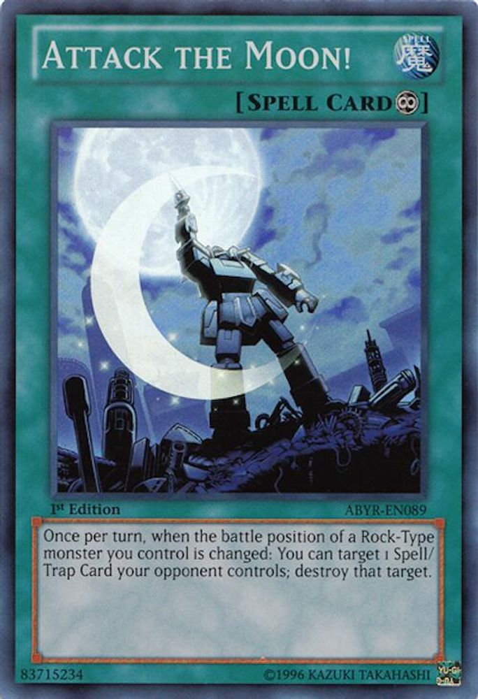 Attaquez la Lune ! [ABYR-EN089] Très rare 