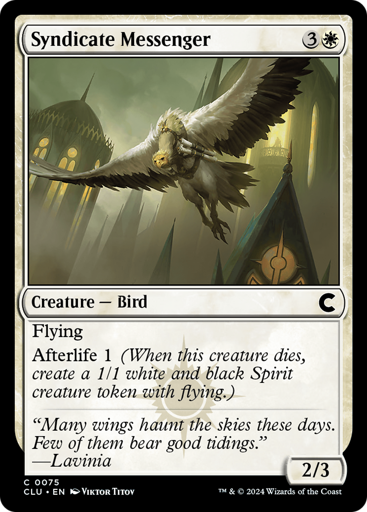 Syndicate Messenger [Ravnica : Clue Edition] 