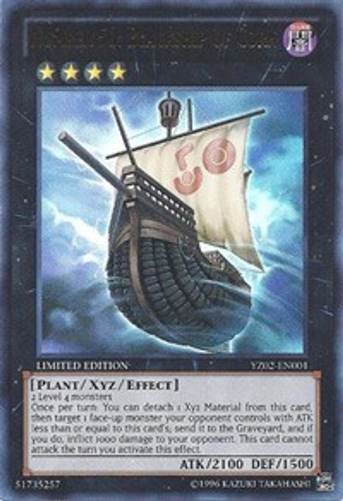 Number 50: Blackship of Corn (YZ02-EN001) - Ultra Rare