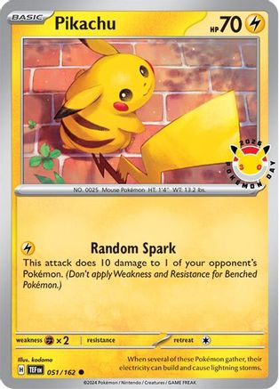 Pikachu (Pokemon Day 2026) 051  - Holofoil - Common