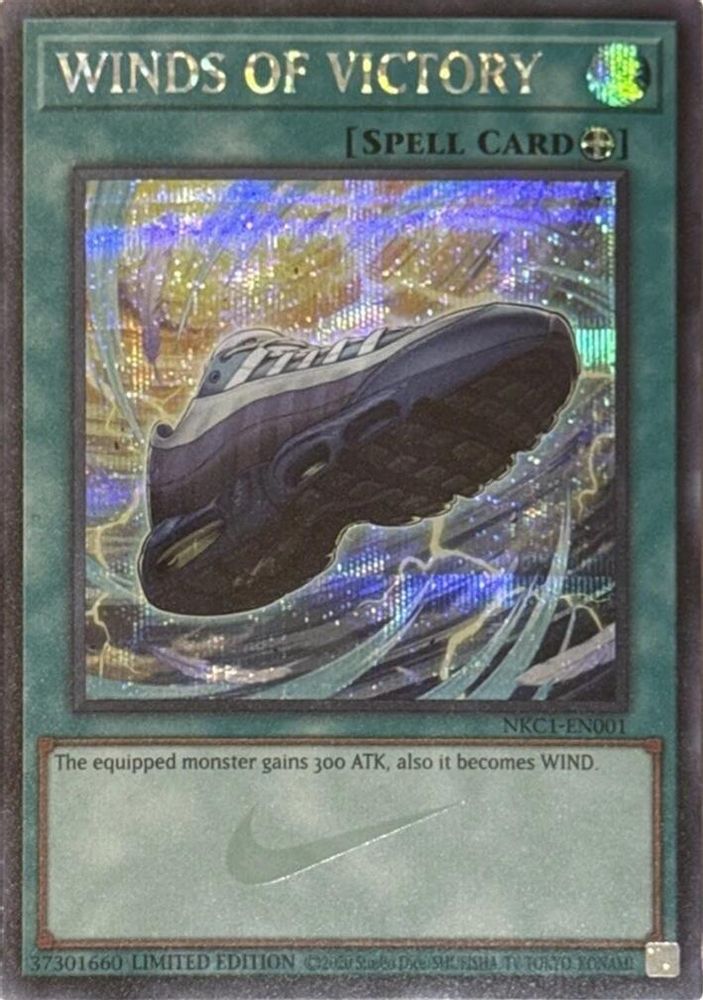 Winds of Victory (NKC1-EN001) - Prismatic Secret Rare