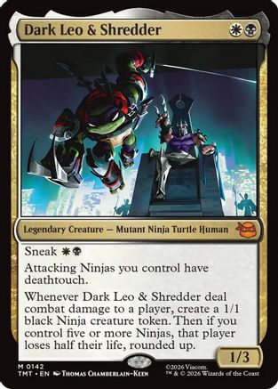Dark Leo & Shredder (TMT-142) - Teenage Mutant Ninja Turtles