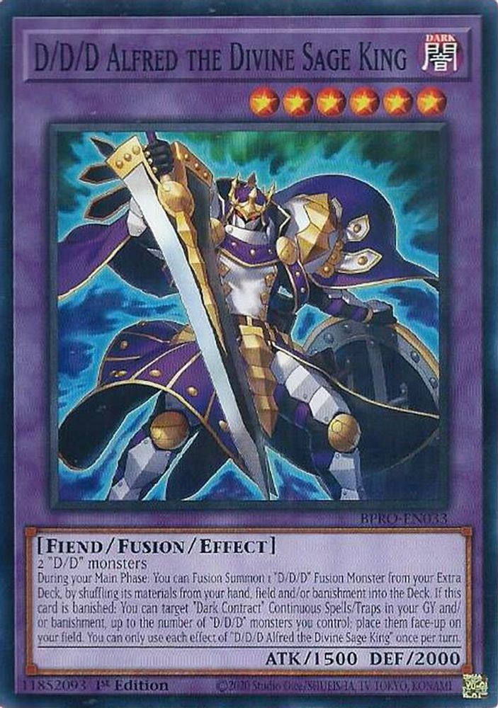 D/D/D Alfred the Divine Sage King (BPRO-EN033) - Common