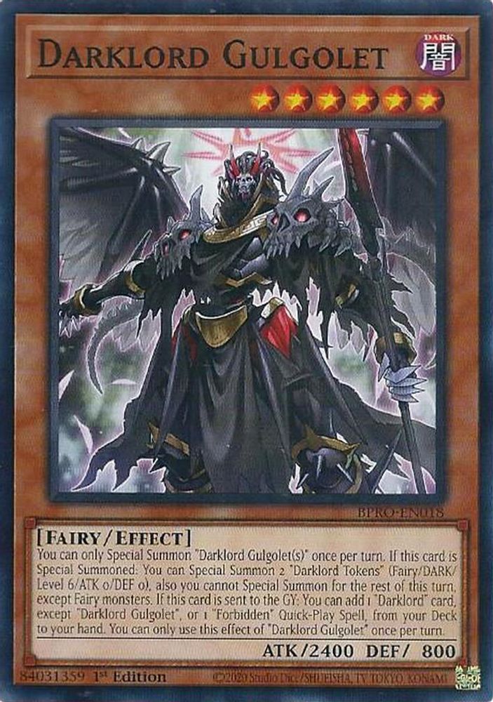 Darklord Gulgolet (BPRO-EN018) - Common