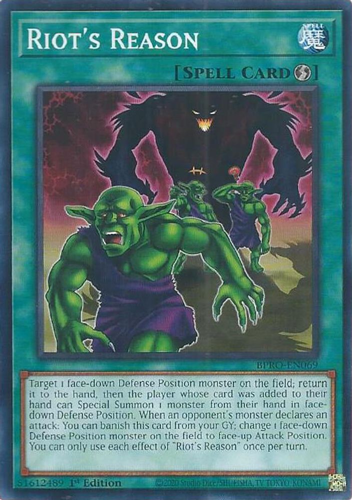 Riot's Reason (BPRO-EN069) - Common