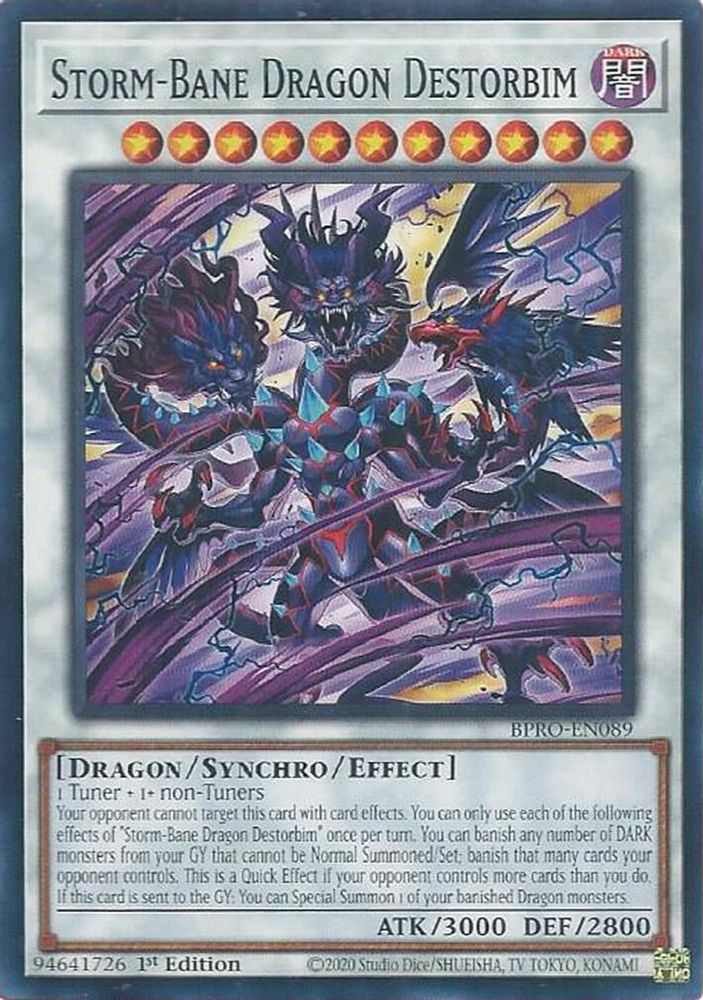 Storm-Bane Dragon Destorbim (BPRO-EN089) - Common