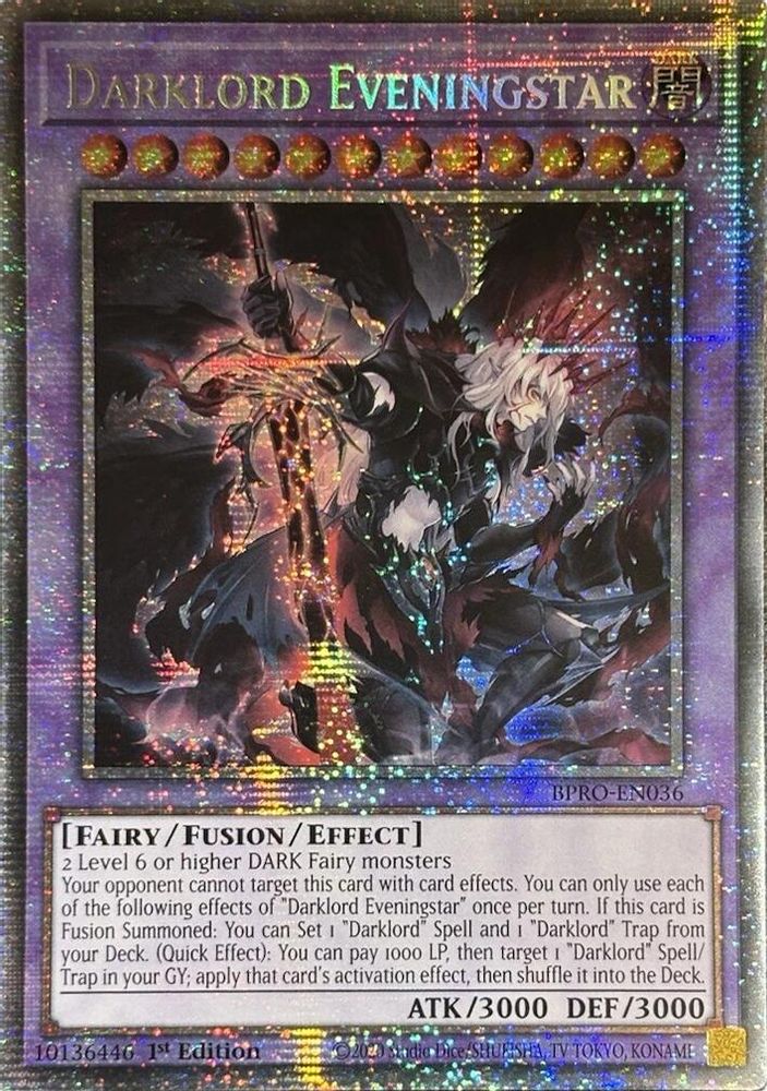 Darklord Eveningstar (Starlight Rare) (BPRO-EN036) - Starlight Rare