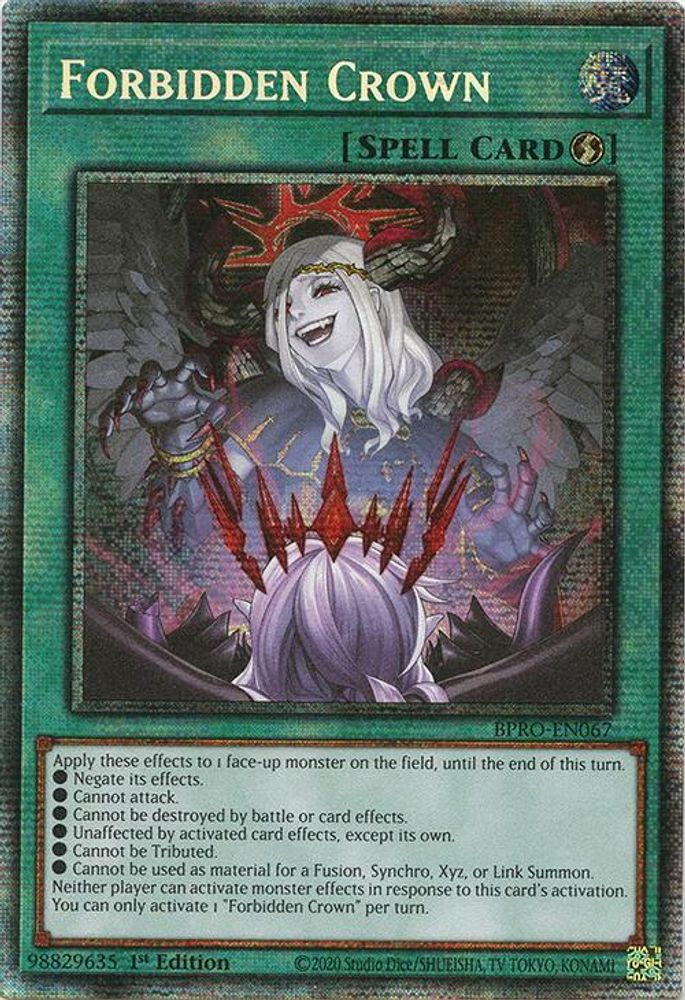 Forbidden Crown (Starlight Rare) (BPRO-EN067) - Starlight Rare