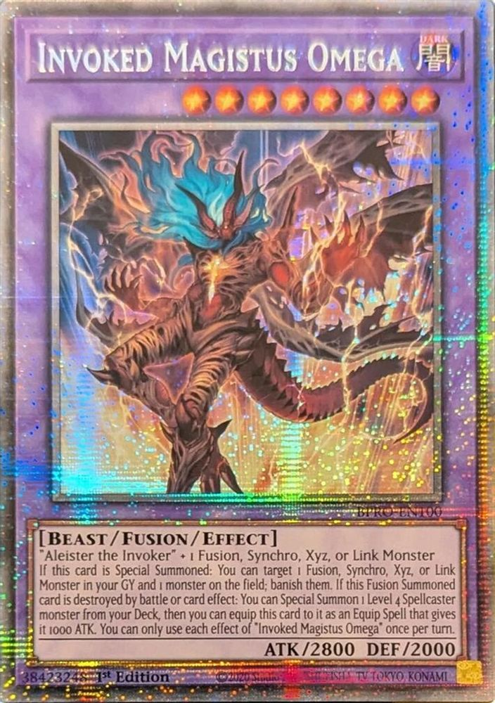 Invoked Magistus Omega (Starlight Rare) (BPRO-EN100) - Starlight Rare