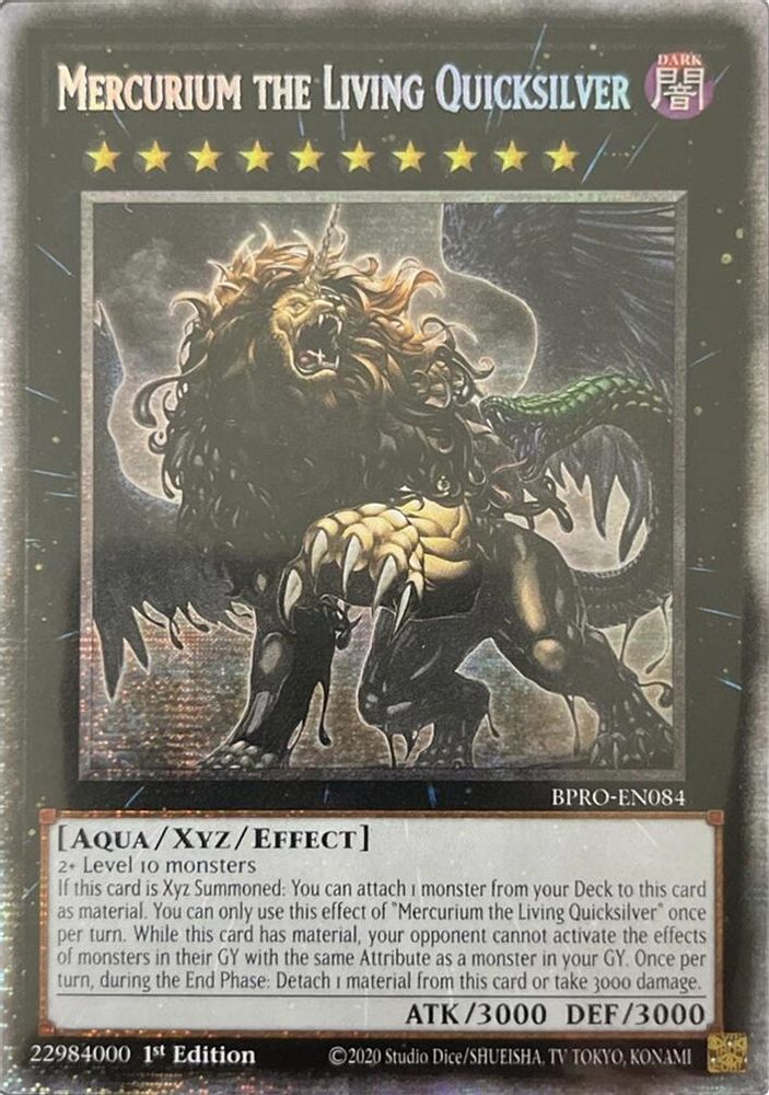 Mercurium the Living Quicksilver (Starlight Rare) (BPRO-EN084) - Starlight Rare