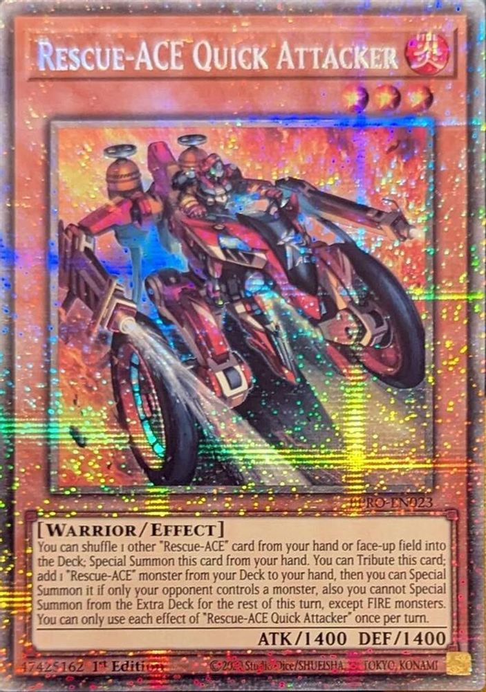 Rescue-ACE Quick Attacker (Starlight Rare) (BPRO-EN023) - Starlight Rare