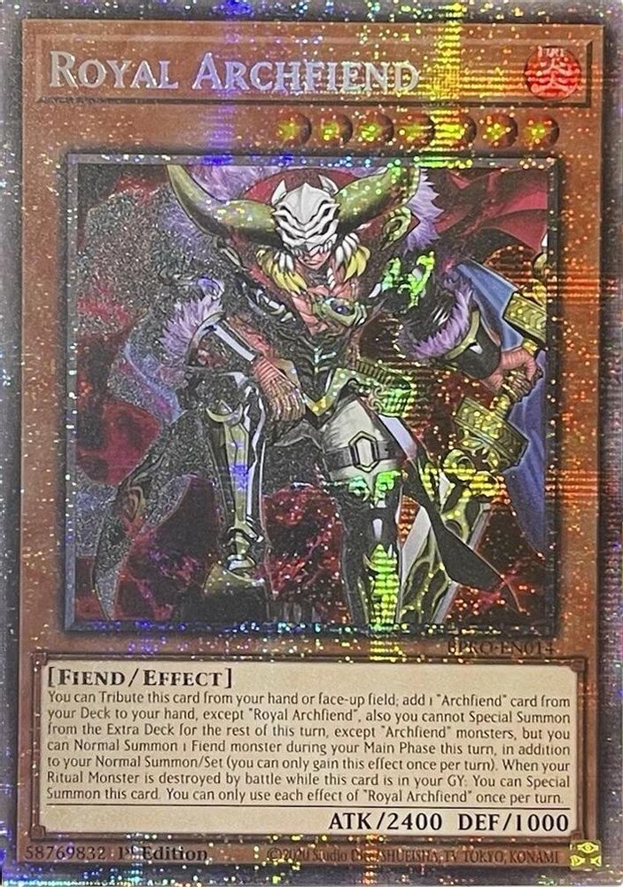 Royal Archfiend (Starlight Rare) (BPRO-EN014) - Starlight Rare