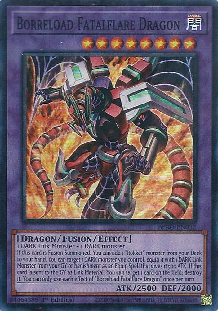 Borreload Fatalflare Dragon (BPRO-EN032) - Super Rare