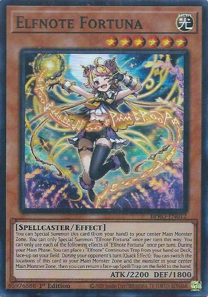 Elfnote Fortuna (BPRO-EN012) - Super Rare