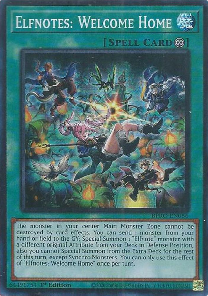Elfnotes: Welcome Home (BPRO-EN056) - Super Rare