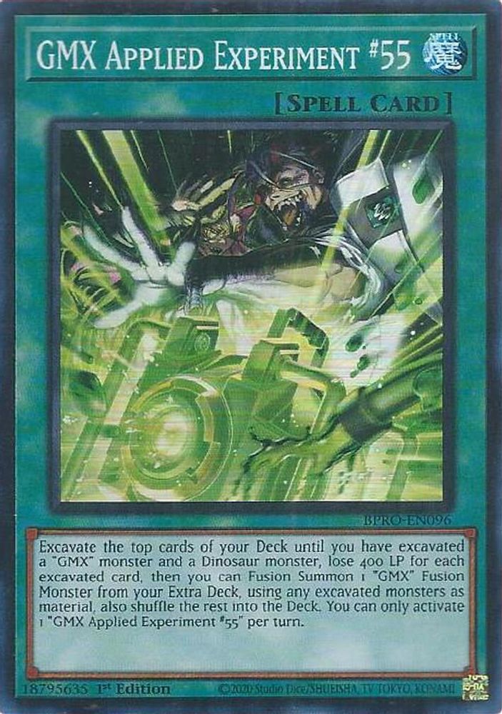 GMX Applied Experiment #55 (BPRO-EN096) - Super Rare