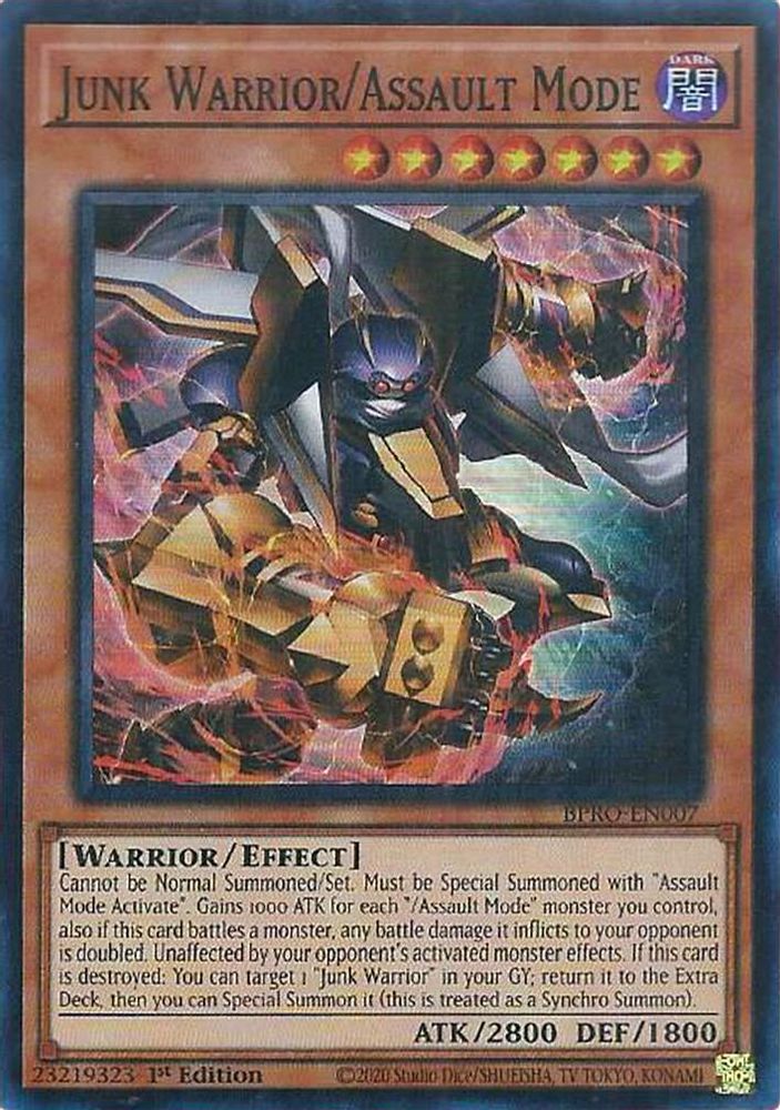Junk Warrior/Assault Mode (BPRO-EN007) - Super Rare