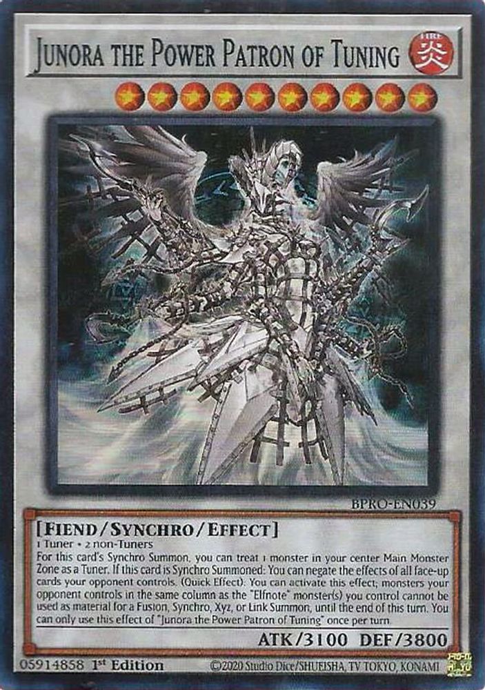 Junora the Power Patron of Tuning (BPRO-EN039) - Super Rare