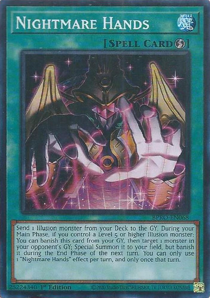 Nightmare Hands (BPRO-EN068) - Super Rare