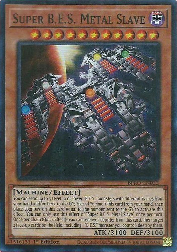 Super B.E.S. Metal Slave (BPRO-EN022) - Super Rare
