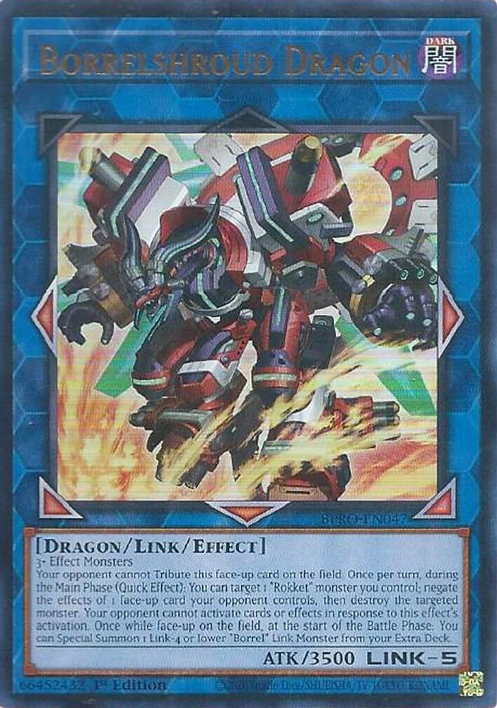 Borrelshroud Dragon (BPRO-EN047) - Ultra Rare