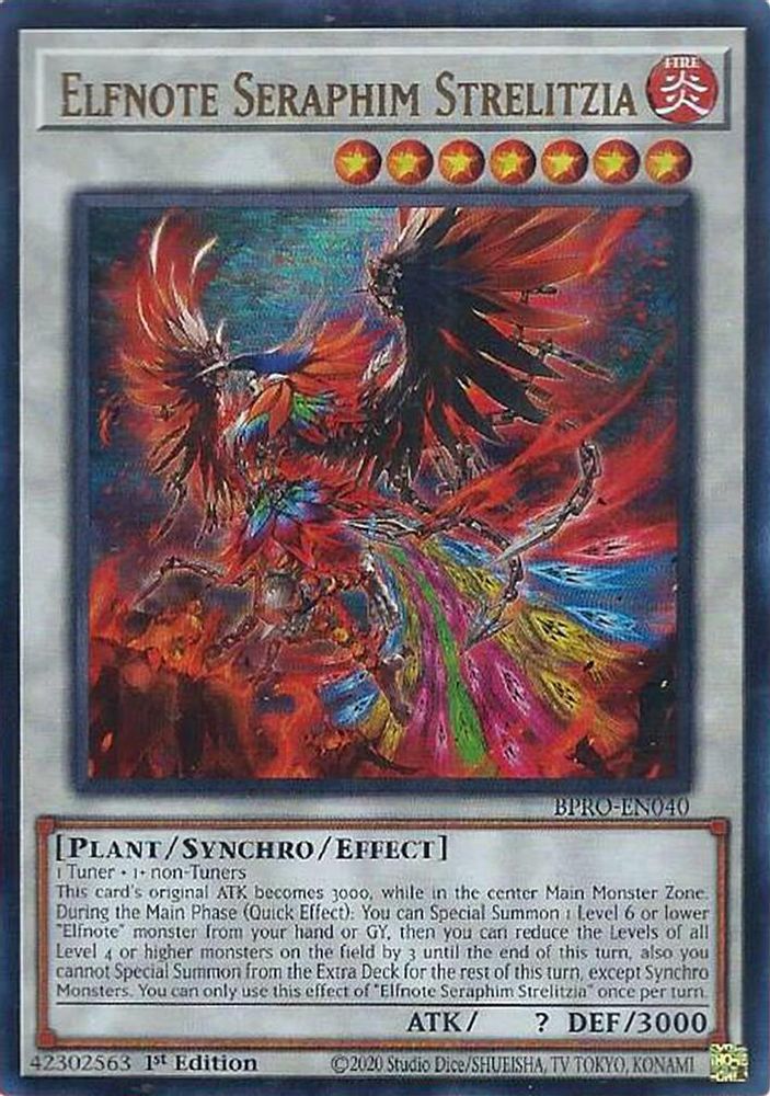 Elfnote Seraphim Strelitzia (BPRO-EN040) - Ultra Rare