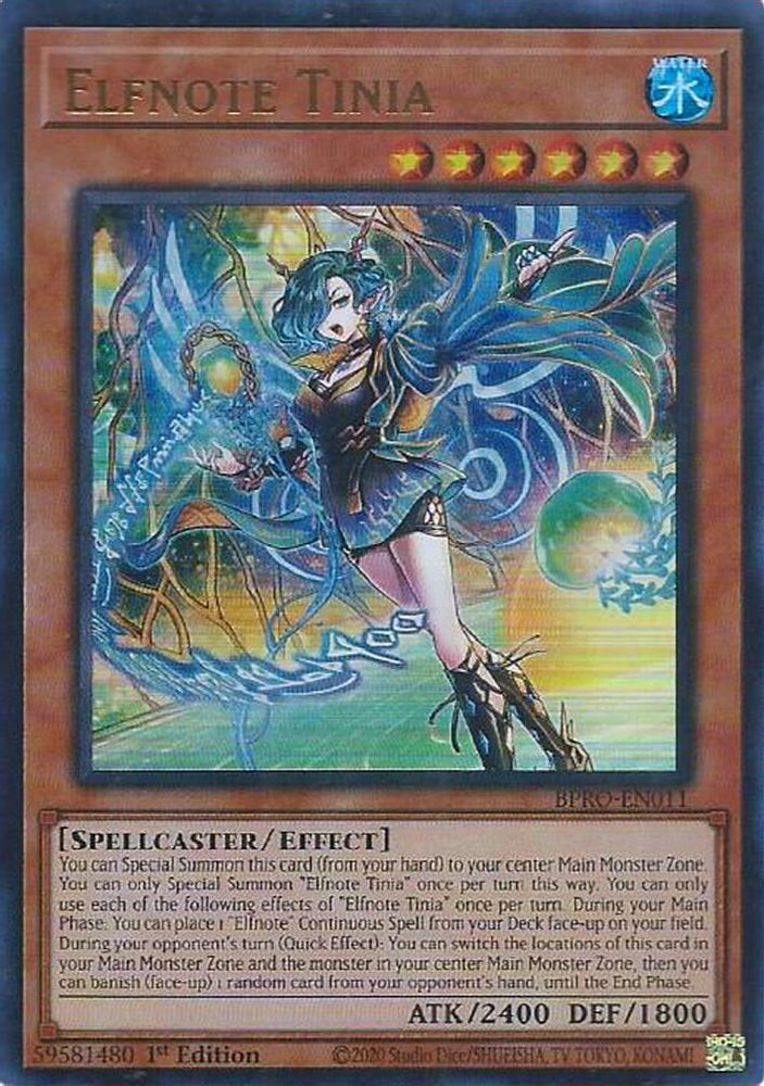 Elfnote Tinia (BPRO-EN011) - Ultra Rare