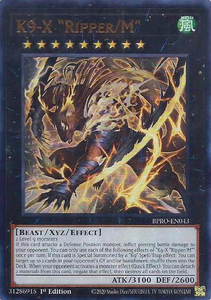 K9-X "Ripper/M" (BPRO-EN043) - Ultra Rare