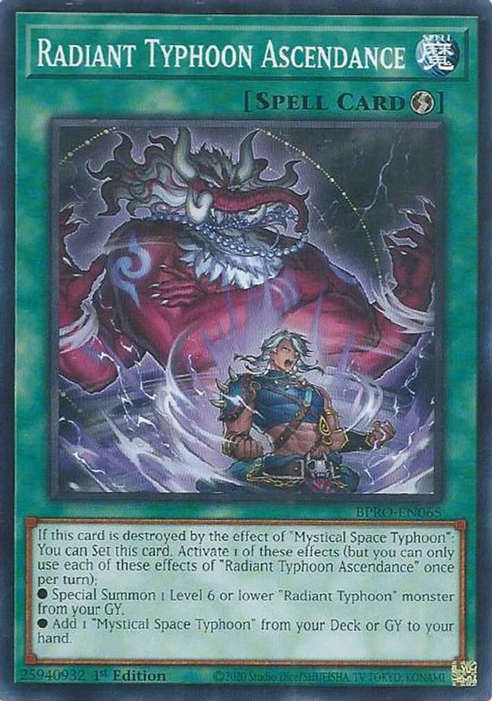 Radiant Typhoon Ascendance (BPRO-EN065) - Common